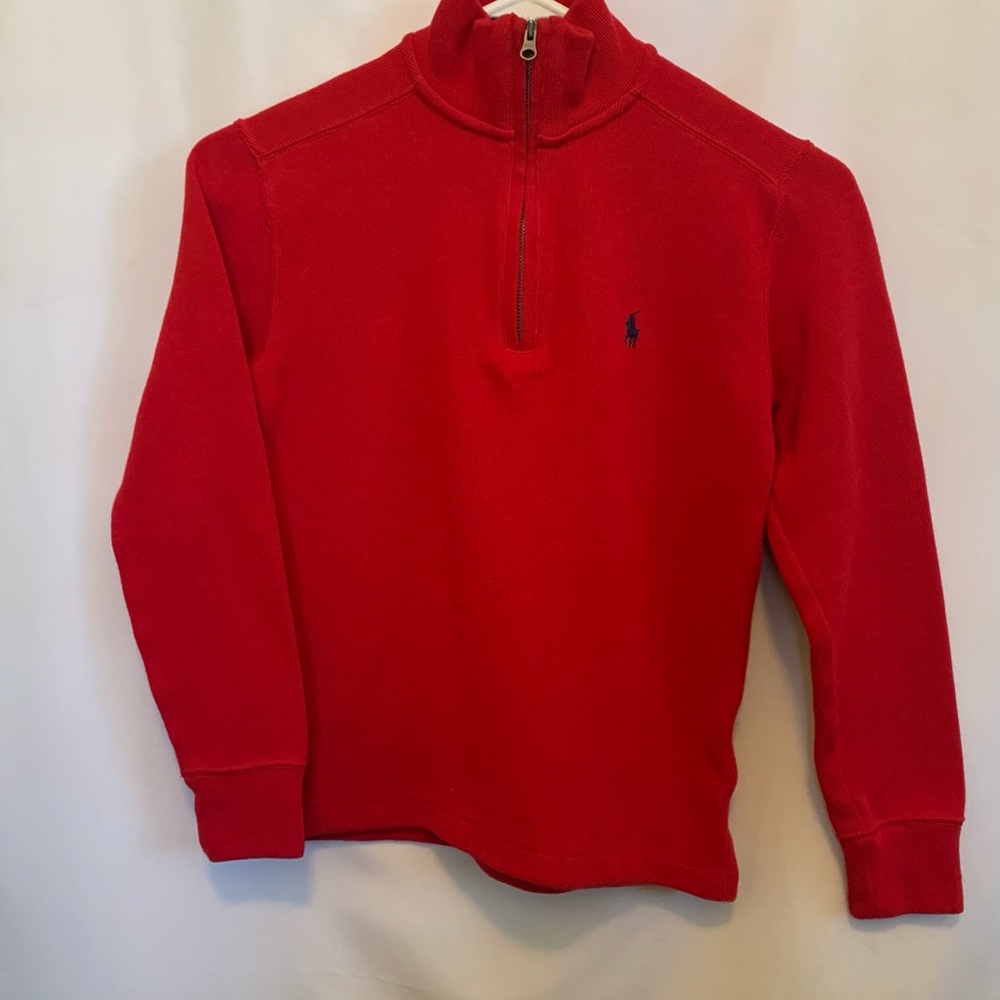 Polo Ribbed Quarter Zip